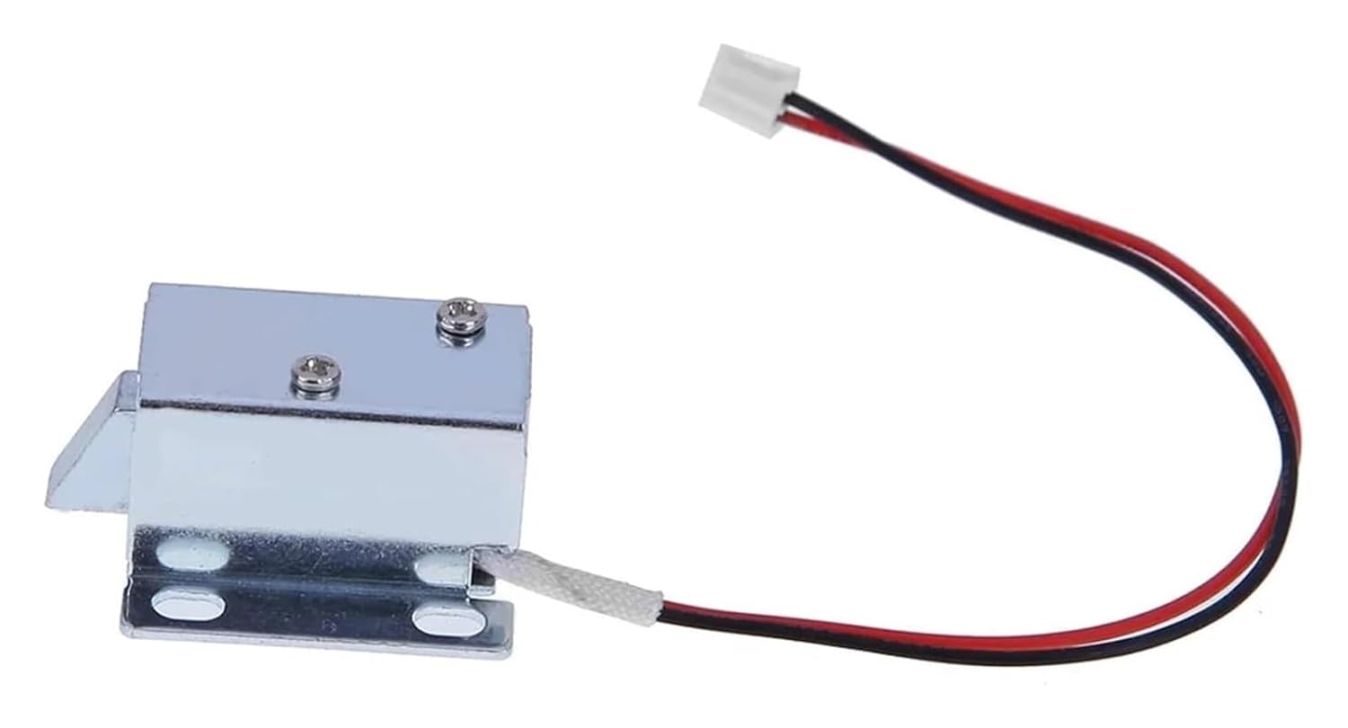2-5pcs DC 5V-6V 12V Magnetic Lock Small Size Solenoid Electromagnetic Electronic Locker Control Cabinet Drawer Door(5PCS)