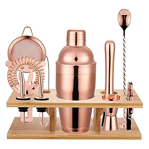 Kit coctelera 11 piezas con base y accesorios 550 ml miniatura 1