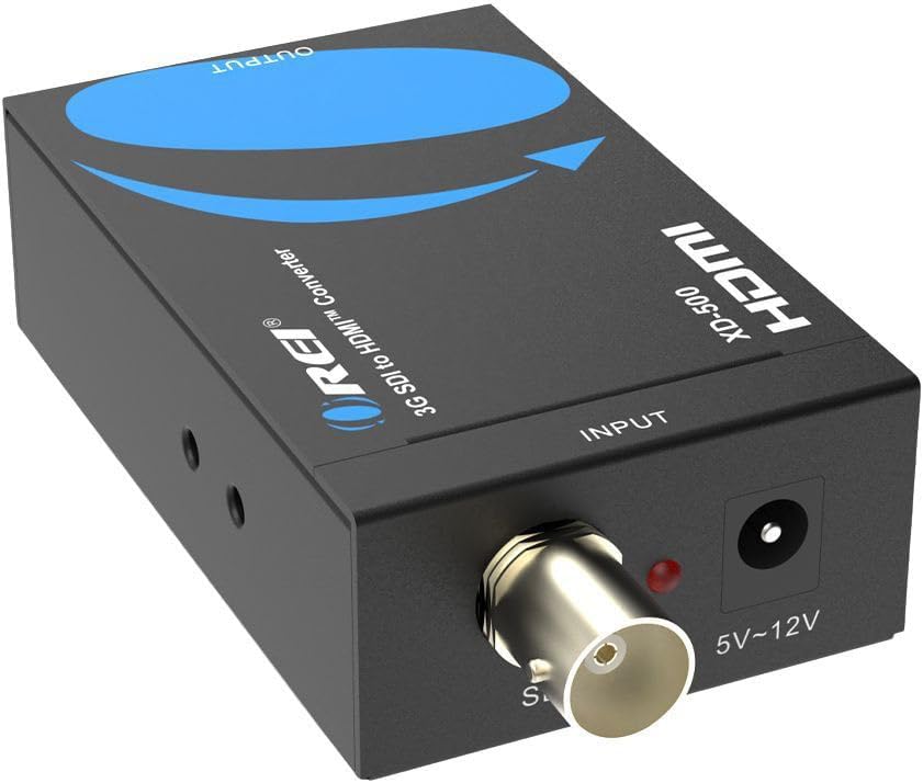 OREI XD-500 SDI to HDMI Converter 1080p – 3G-SDI/HD-SDI/SD-SDI to HDMI Video Adapter for Broadcast & Studio Use
