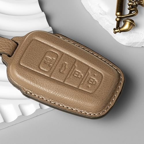 Image of for Toyota Key fob Cover Leather car Key case Avalon Camry TRD Corolla Highlander Prius Prime RAV4 Prime CHR Accessories