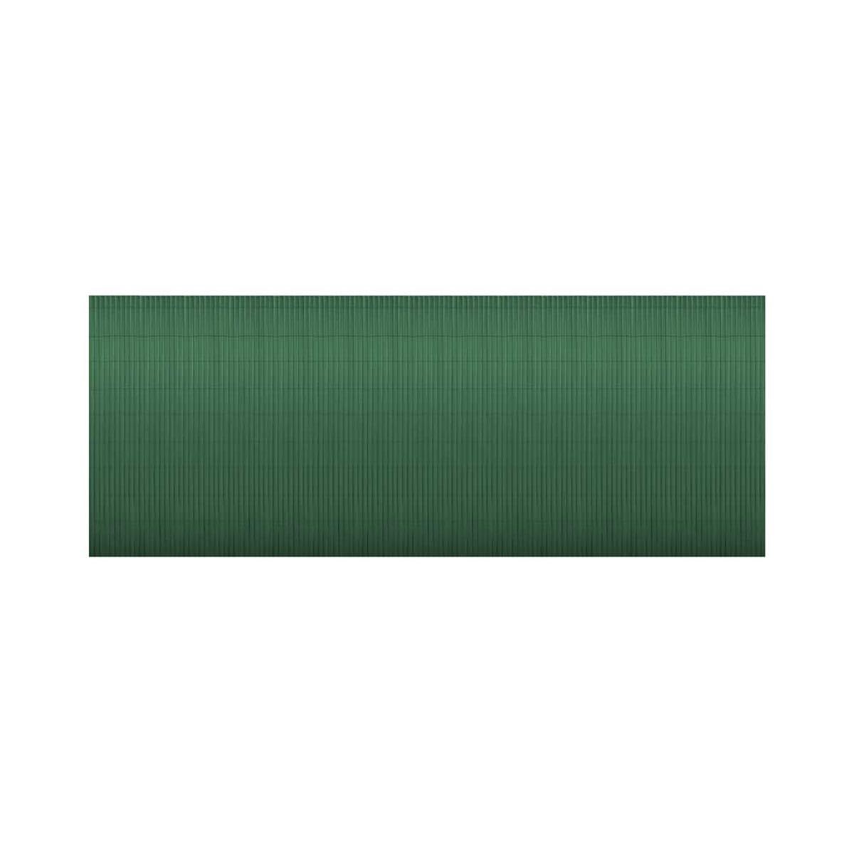 Canisse PVC occultant double face 1,5x3m vert - Kit complet avec fixation