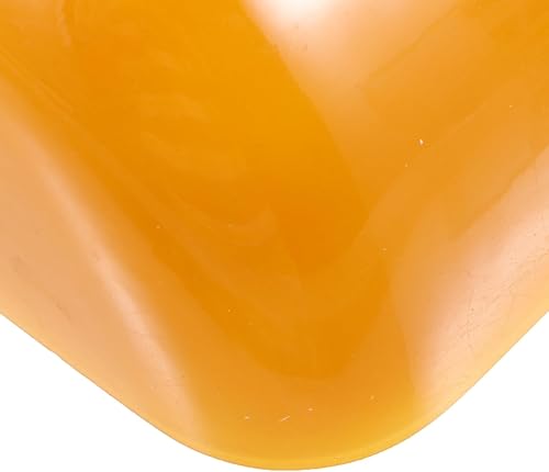 Miniatura 6 de Uonlytech Reemplazo de pantalla de cristal naranja para lámpara de escritorio, pantalla de escritorio de banqueros, pantalla de vidrio para lámpara