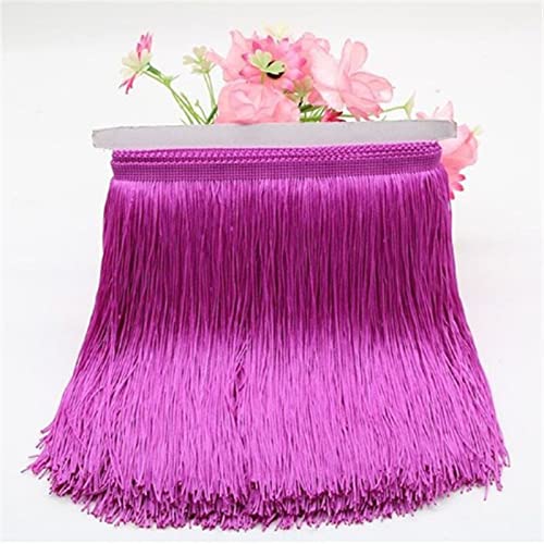 AILIFE Frange en dentelle de 9,1 m de large et 30 cm de large pour robe latine, accessoires de vêtements, ruban en dentelle