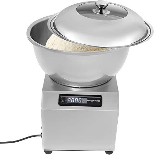 Commercial Dough Mixer 18LBS, 1500W Electric Spiral Dough Kneading Machine