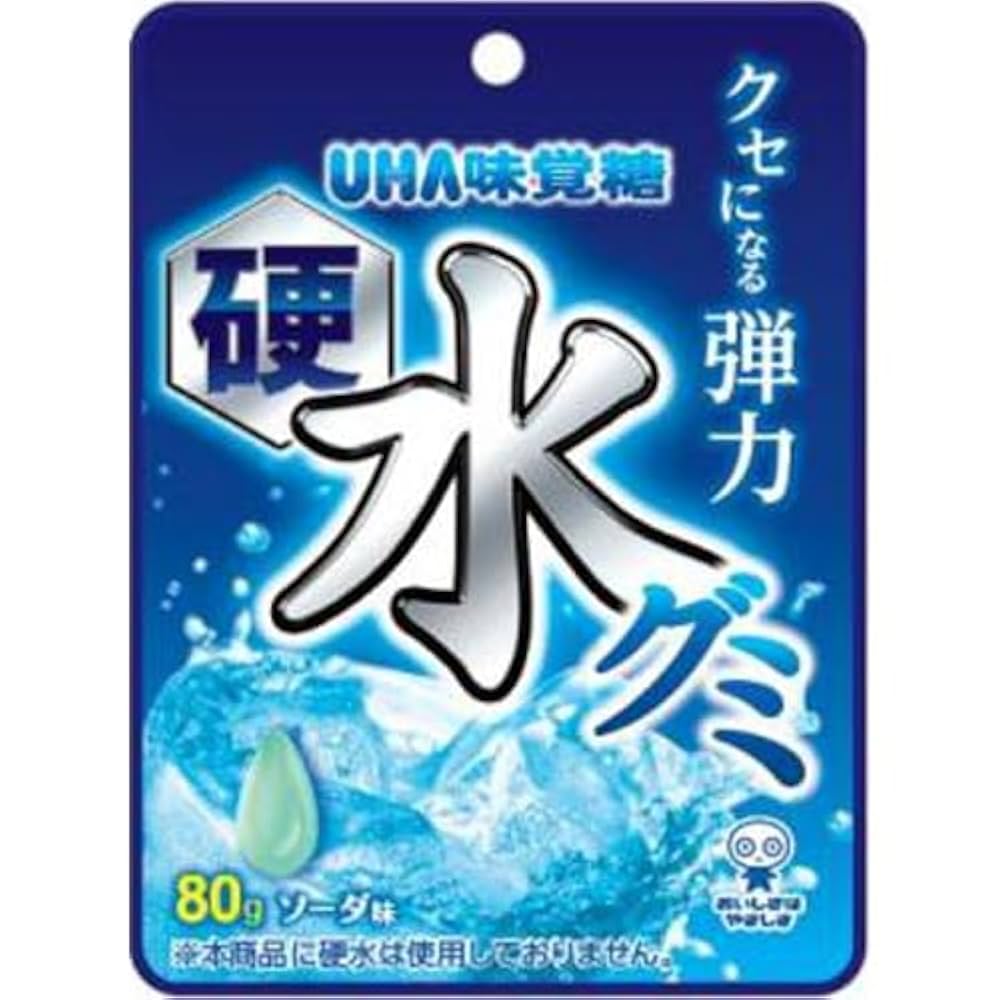 クレミ Amazon | UHA味覚糖 硬水グミ ソーダ味 80g×10個 | UHA | グミ 通販