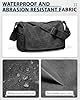 VENATIN Umhängetaschen Herren aus Canvas,Vintage Canvas Messenger Bag,Laptoptasche 15.6 Zoll für Arbeit Arbeitstasche,Schwarz #5