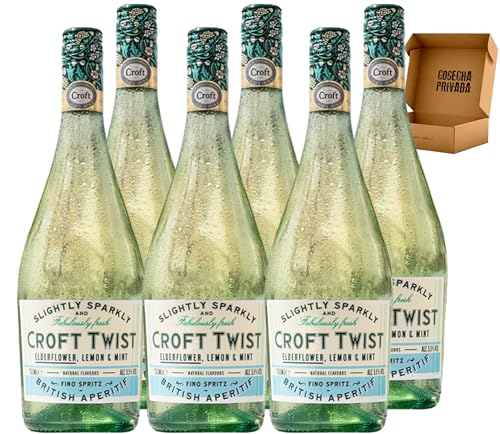 Croft Twist - Envio 24 h - Fino Spritz - El vino más refrescante - Fina Burbuja - Slightly Sparkly - Vino Blanco Espumoso (6 x Bot. 75 cl)