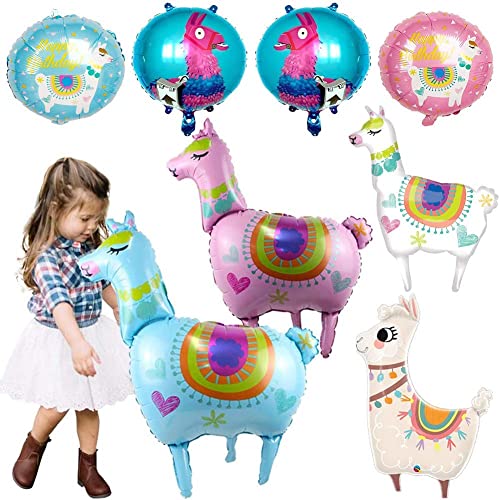 Palloncini in Alpaca BESTZY 8PCS Alpaca Palloncino...