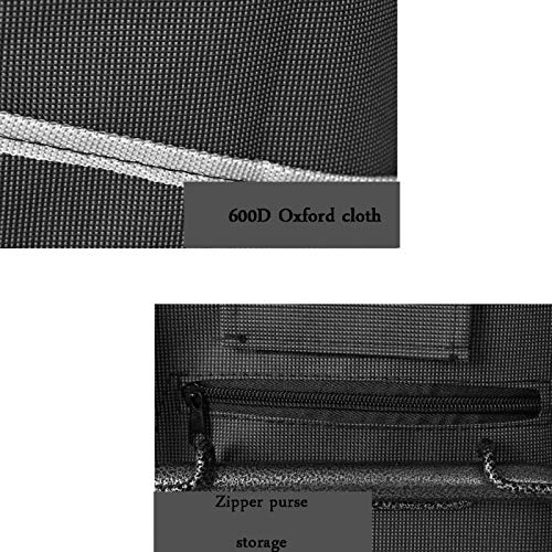 AYCPG Einkaufstrolleys leicht, Treppensteigen, faltbar, Einkaufen, Reisen, Lebensmittelwagen, Koffer, Gepäck, 6 PU-Räder… – Bild 5