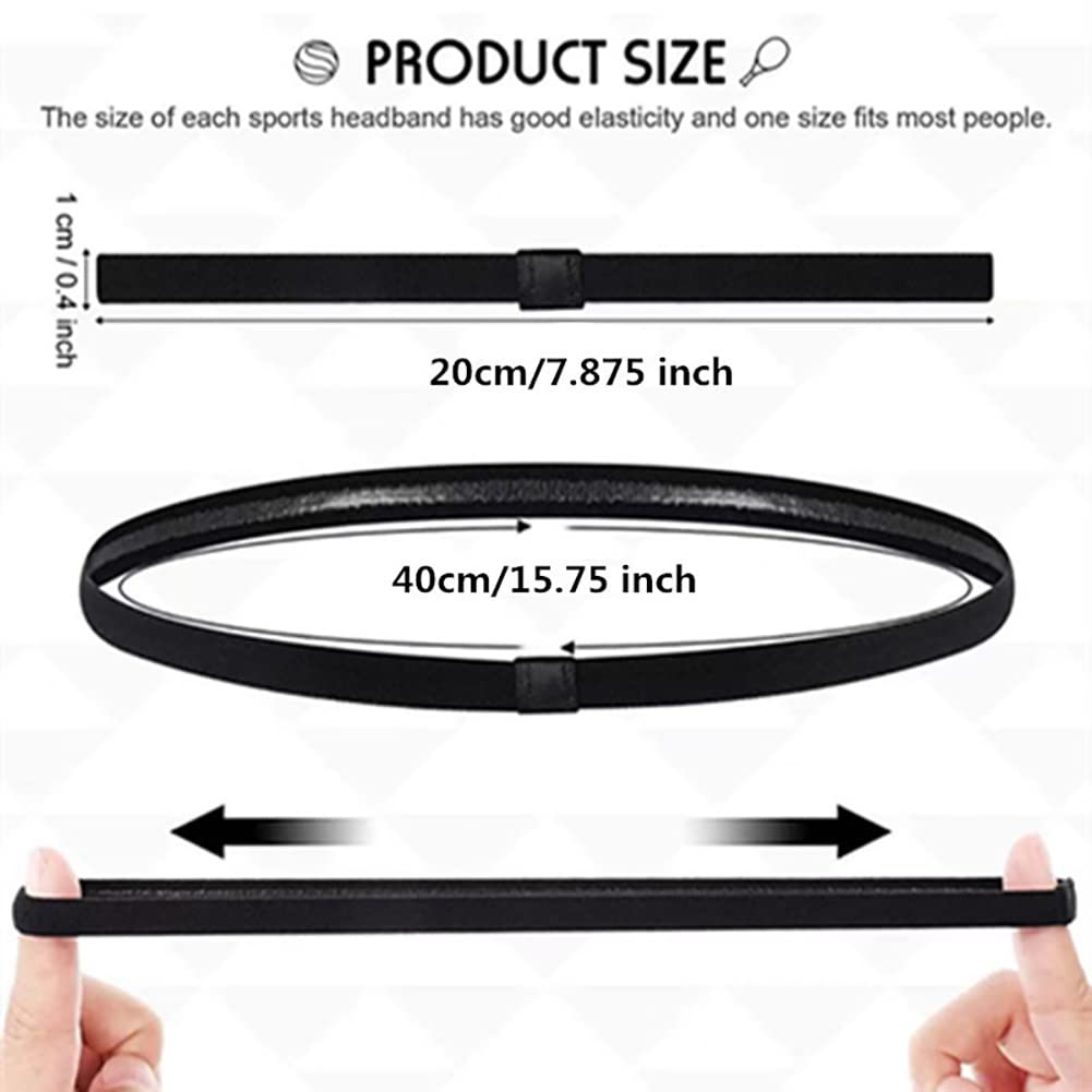 Bandeau Sport Femme Lot De 3 Bandeaux élastiques Unisexes Pour Le Sport Et Le Yoga Bandeau Tennis