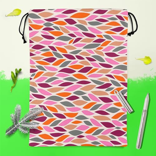 Image of ArtzFolio Autumn Leaf D6 | Reusable Sack Bag | Bag for Gym, Storage, Vegetable & Travel