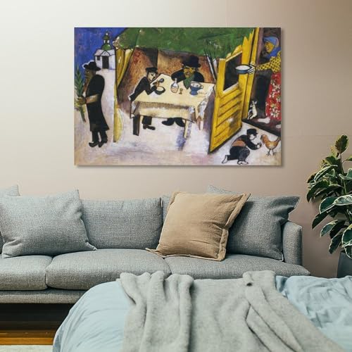 Marc Chagall Fête des Tabernacles impression sur toile cadeau idéal art