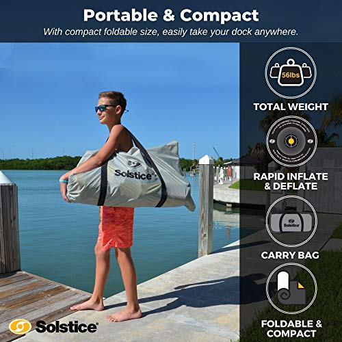 Solstice 31010 Inflatable Dock - 10' X 10' X 6" #TOP4