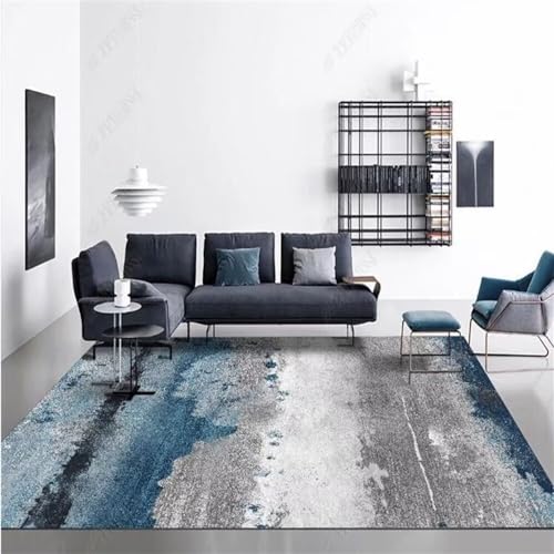 Tapis de sol deco chambre enfant et piscine gris-bleu résistant - 2