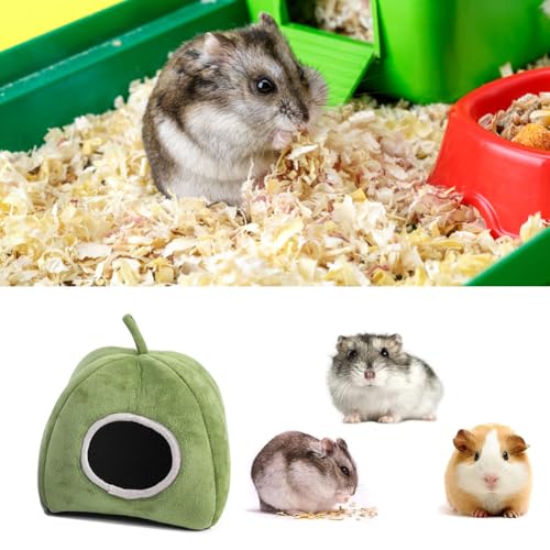 Meerschweinchen Bett, Meerschweinchen Haus, Kuschelhöhle für Hamster, Kuschelig Winter Kaninchen Haus, Gemütliches Kleintierbetten für Hamster Kaninchen Igel Chinchilla Bartagamen und Frettchen