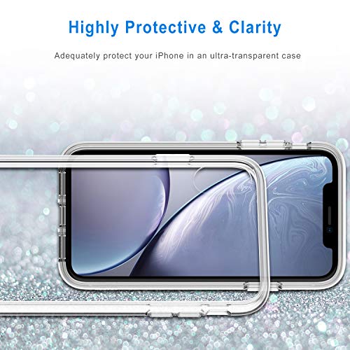 Jetech 3750- Case For Iphone Xr 6.1-Inch, Non-Yellowing Shockproof Phone Bumper Cover, Anti-Scratch Clear Back thumb #6