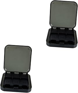 Toyvian 2 Peças Mangas De Jogo Porta-Jogo Estojo Rígido Organizador De Jogo Suporte De Cartão De Jogo De Sílica Gel Organizador De Cartão De Jogo Estojo De Transporte De Cartão De Jogo