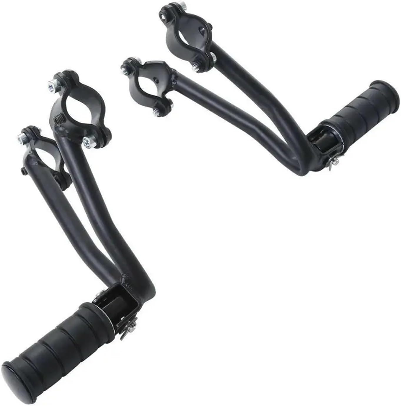 Motorcycle Rear Passenger Footpegs Foot Pedal Mounts Compatible With Kawasaki Vulcan S VN650 2015-2021 2016 2017 18 19 2020 Black