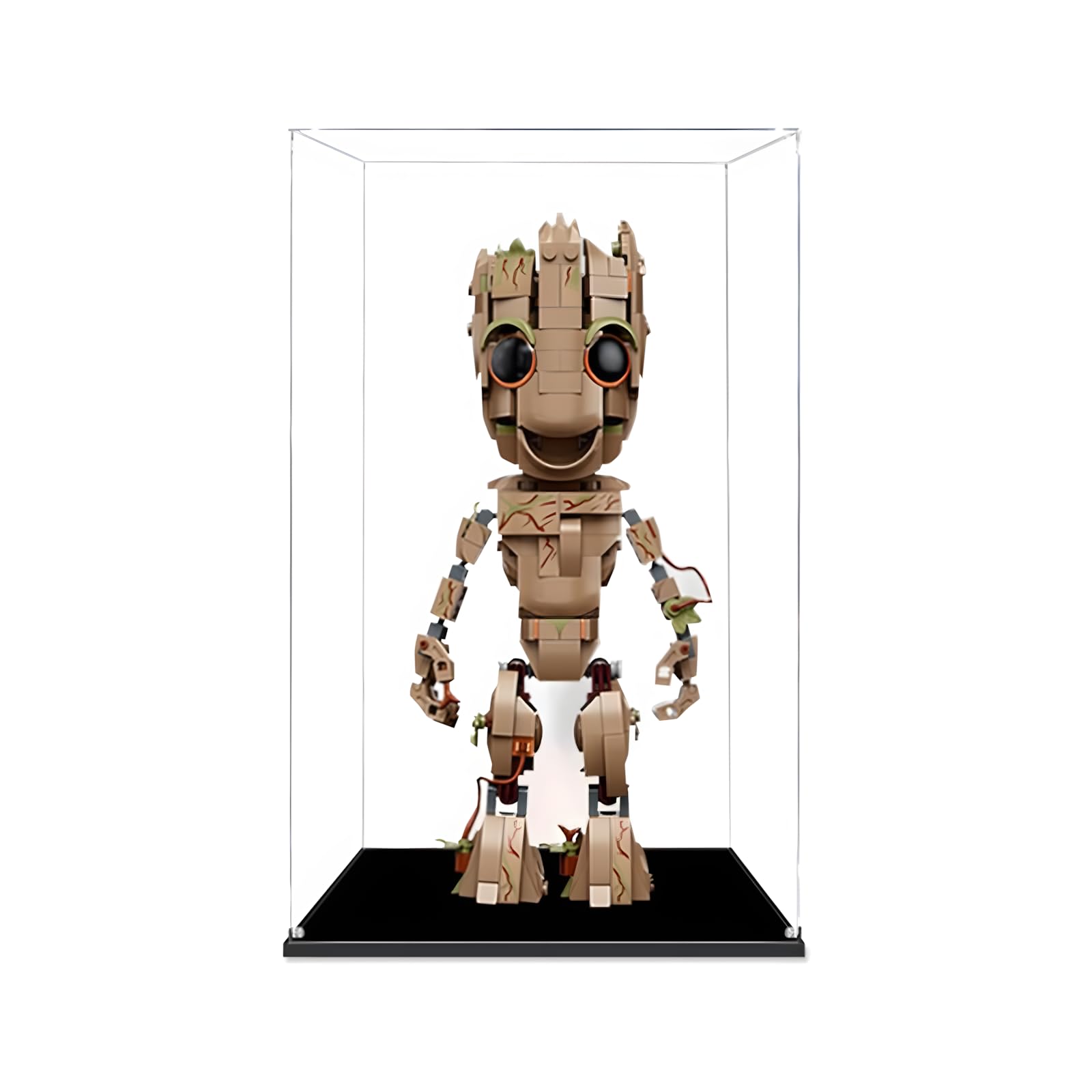 LE--GO 76217 Groot Little Tree Man, scatola da esposizione creativa da collezione regalo Guardiani della Galassia Little Tree Man (senza blocchi), espositore per la polvere