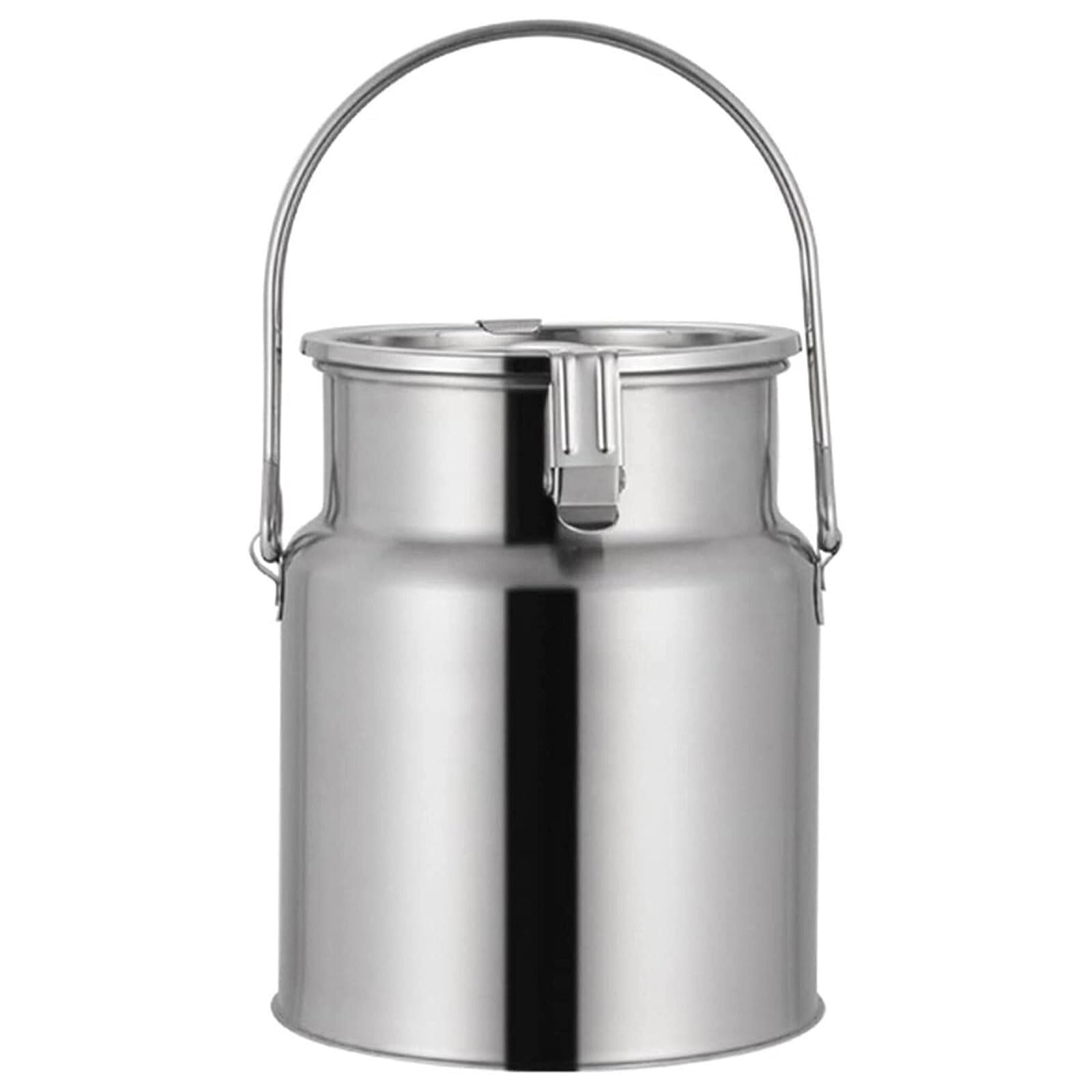 AYCDL Stainless Steel Water Jug, 304 Stainless Steel Milk Can Bucket Tote Milk Bucket with Silicone Sealed Lid for Liquid Storage and Transport,2.64Gal/10L