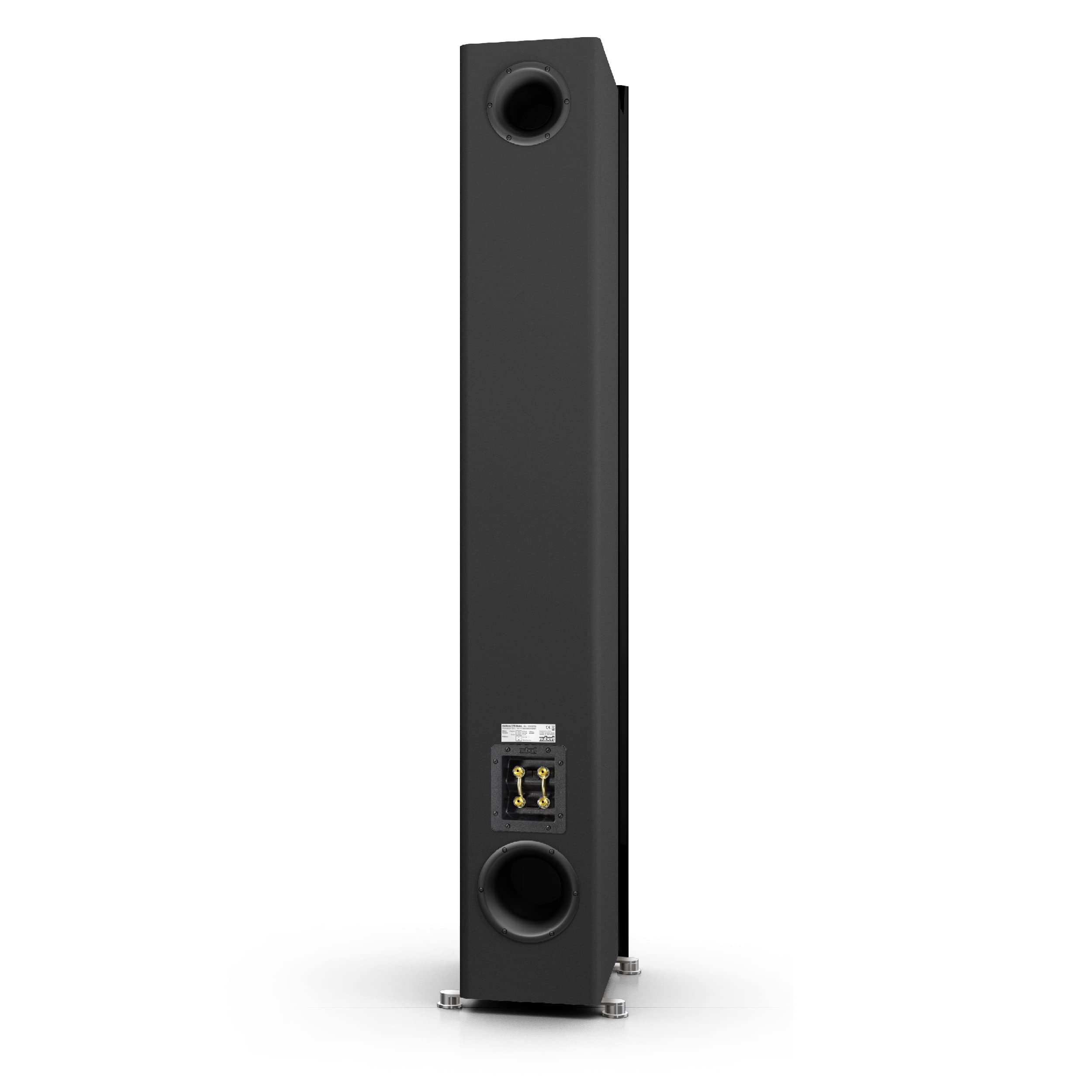 Nubert nuVero 170 | Rot/Schwarzer Standlautsprecher | 1 Stück High End Standlautsprecher | Lautsprecher für Stereo | HiFi Qualität auf höchstem Niveau | Passive Standbox mit 4 Wegen Made in Germany