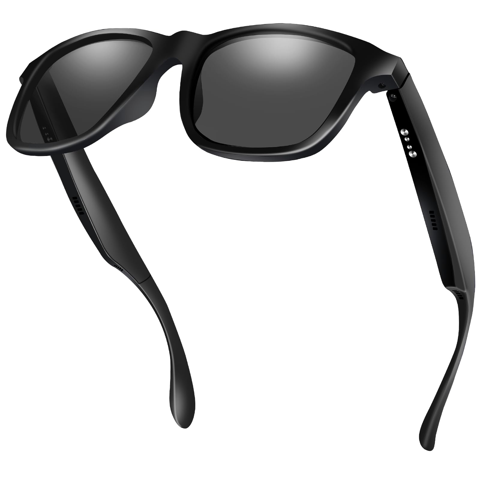 ALOUS Smart Glasses for Men Women Bluetooth Glasses with Open Ear Sound Mic Speakers Intelligent Touch Magnetic Charging