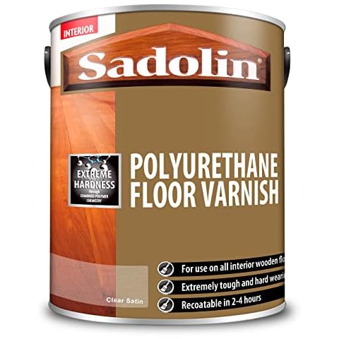 Sadolin Polyurethane Satin Floor Varnish Cover