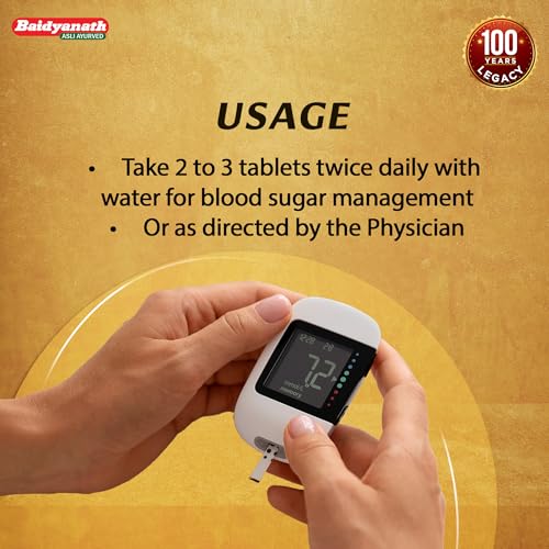 Image of Baidyanath Madhumehari Yog | Diabetes Care | Controls Blood Sugar Level Naturally | 100% Natural & Ayurvedic formulation - 30 Tablets