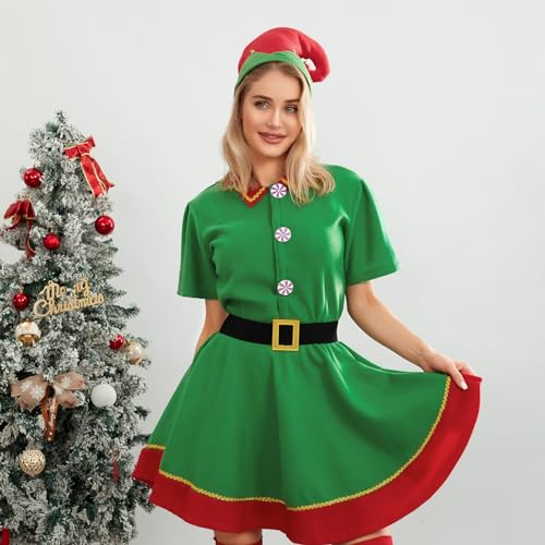 Disfraz Completo Elfo Navidad Family Matching miniatura 4