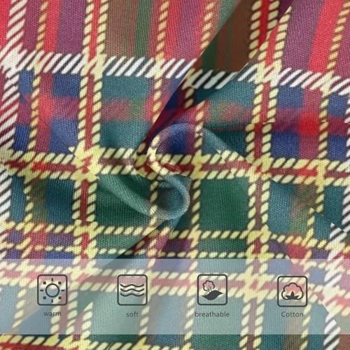 Girls' Sport Panties Briefs Underwear for Girls Traditional Tartan3