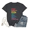Science-is-Real-Equality-Shirt-Women-Black-Lives-Matter-LGBT-Pride-T-Shirt-Short-Sleeve-Letter-Print-Vintage-Tee-Top Science is Real Equality Shirt Women Black Lives Matter LGBT Pride T-Shirt Short Sleeve Letter Print Vintage Tee Top (M, Gray)