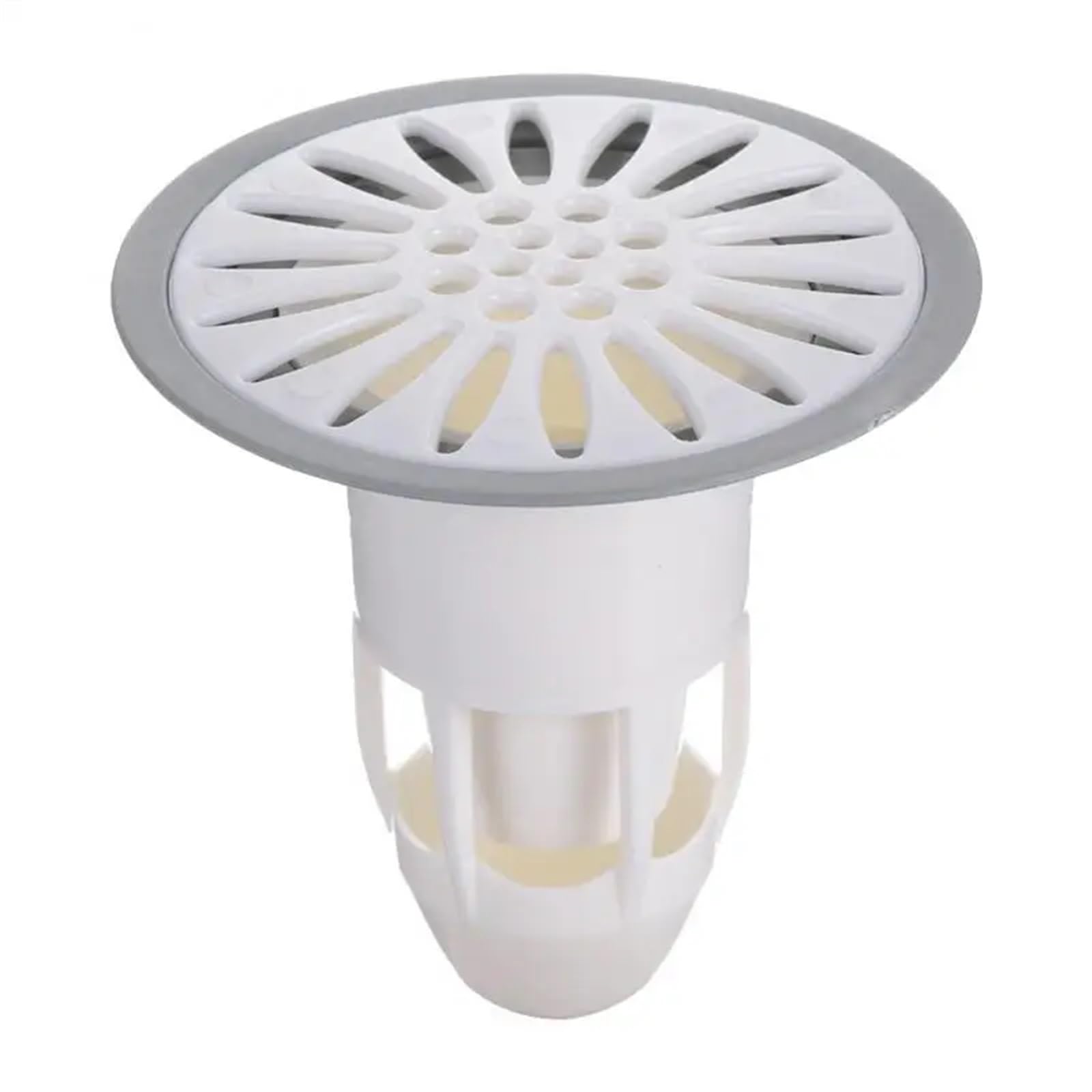 Floor Drain Core Sewer Floor Drain Core Household Toilet Bathroom Cover Sink(C-white)