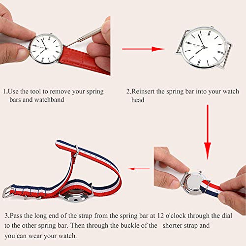 Image of Nylon Watch Bands, Canvas Fabric Ballistic Nylon Watch Straps - Widths 16mm 18mm 20mm or 22mm 24mm