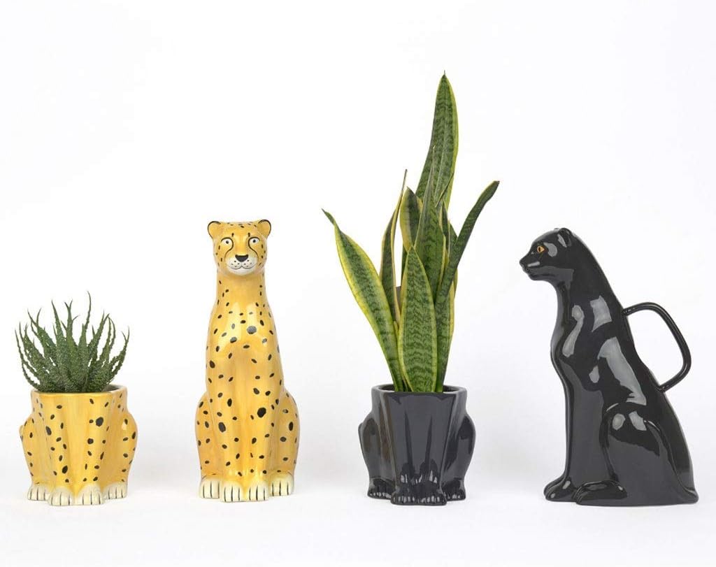 Watering Can Ceramic Watering Pot Outdoor Indoor Watering Cans for House Plants Watering Spout Indoor Flower Watering Pot (Color : Flower Pot+Watering can A)