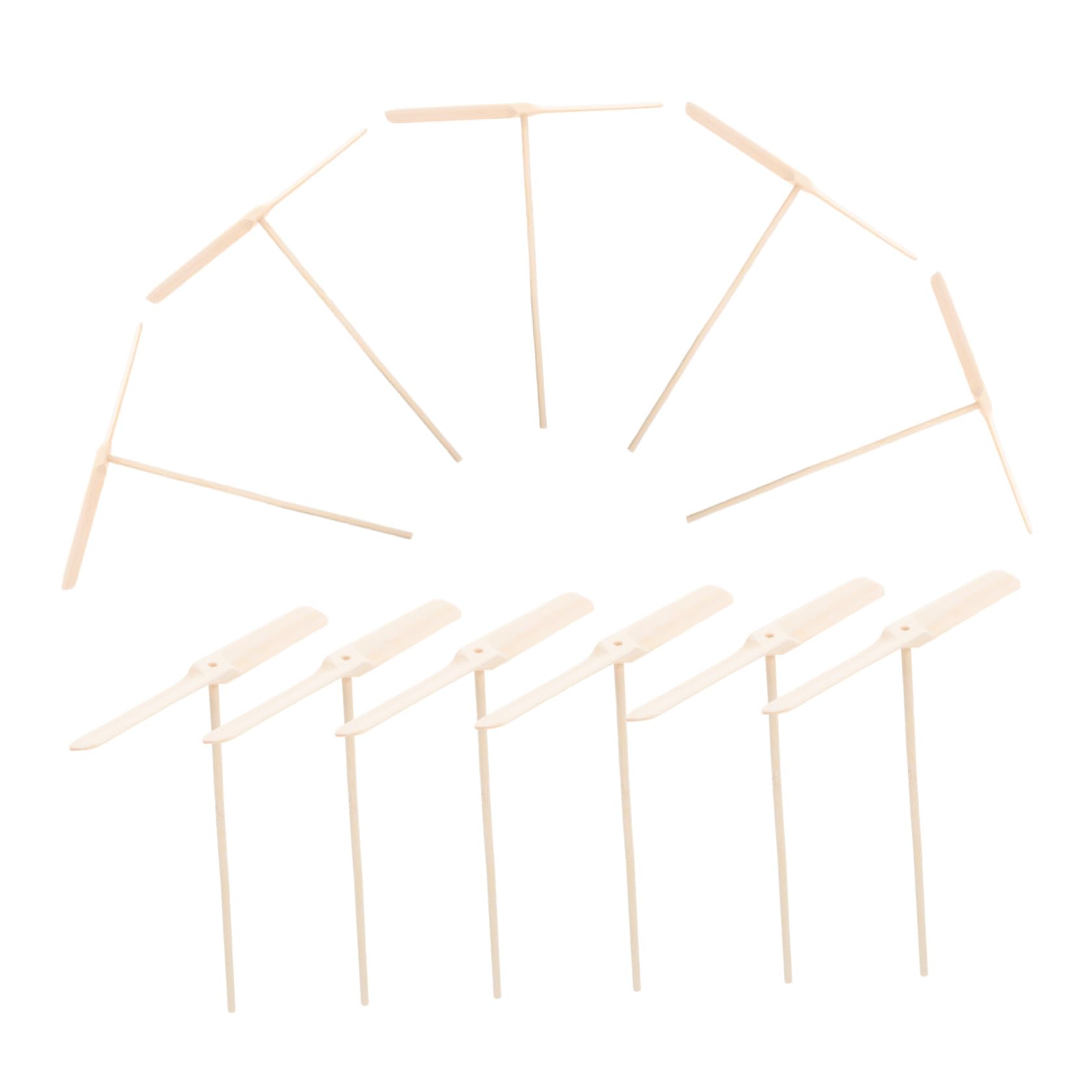 FUNOMOCYA 20pcs Bamboo Flying Toy Wooden Bamboo Dragonfly Toys