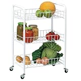 Rayen 1110.01 Küchenwagen: 3 Etagen, 41 x 26 x 60 cm