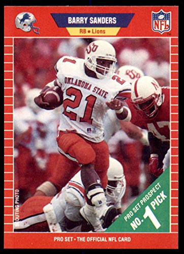 1989 Pro Set #494 Barry Sanders RC