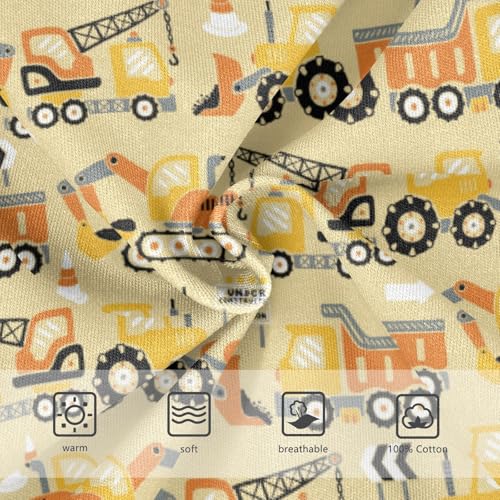 Boys' Exclusive Briefs Toddler Underwear 95% Combed Cotton Boxerbriefs 2T Construction Vehicle Pattern Cars 243