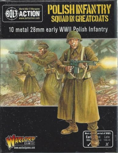 Bolt Action Polish Infantry Squad, 28mm Wargaming Miniatures miniatura 1