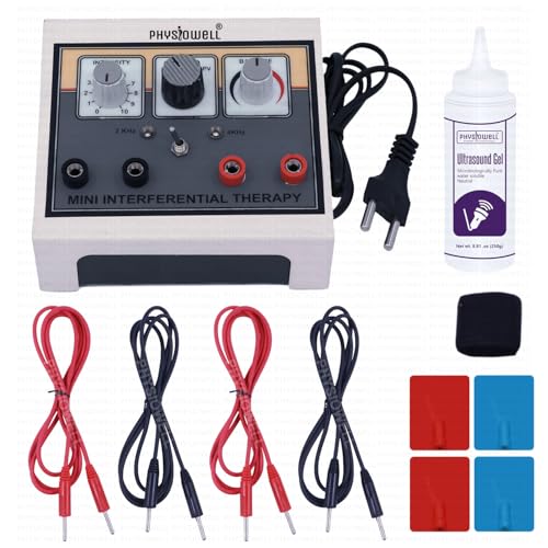 Physiowell IFT Machine for Physiotherapy | Interferential Therapy Machine for Pain Relief | Mini IFT Electrotherapy Device for Back Pain Knee Pain & Muscle Recovery | Portable Physio Equipment with