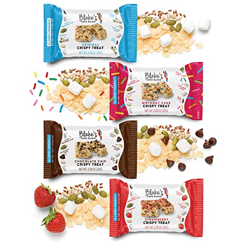 Blake’s Seed Based Crispy Treats – Birthday Cake (6 Count), Nut Free, Gluten Free, Dairy Free & Vegan, Healthy Snacks for Kids or Adults, School Safe, Low Calorie Organic Fruit Flavored Snack - image 6