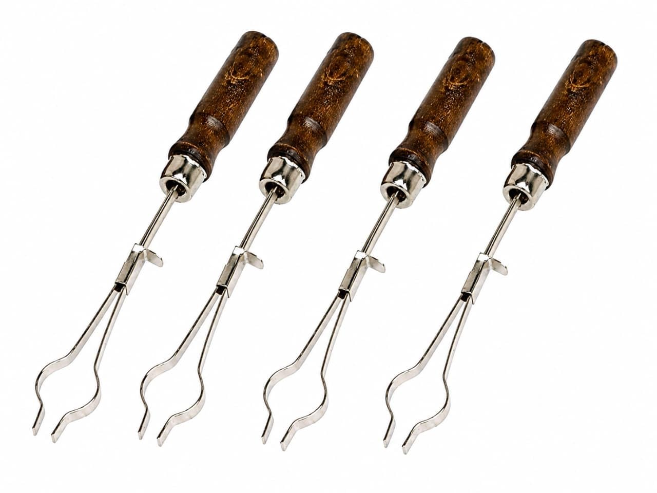 Test Tube Holder with wooden handle and Galvanized iron grip. Pack of 4-image-28