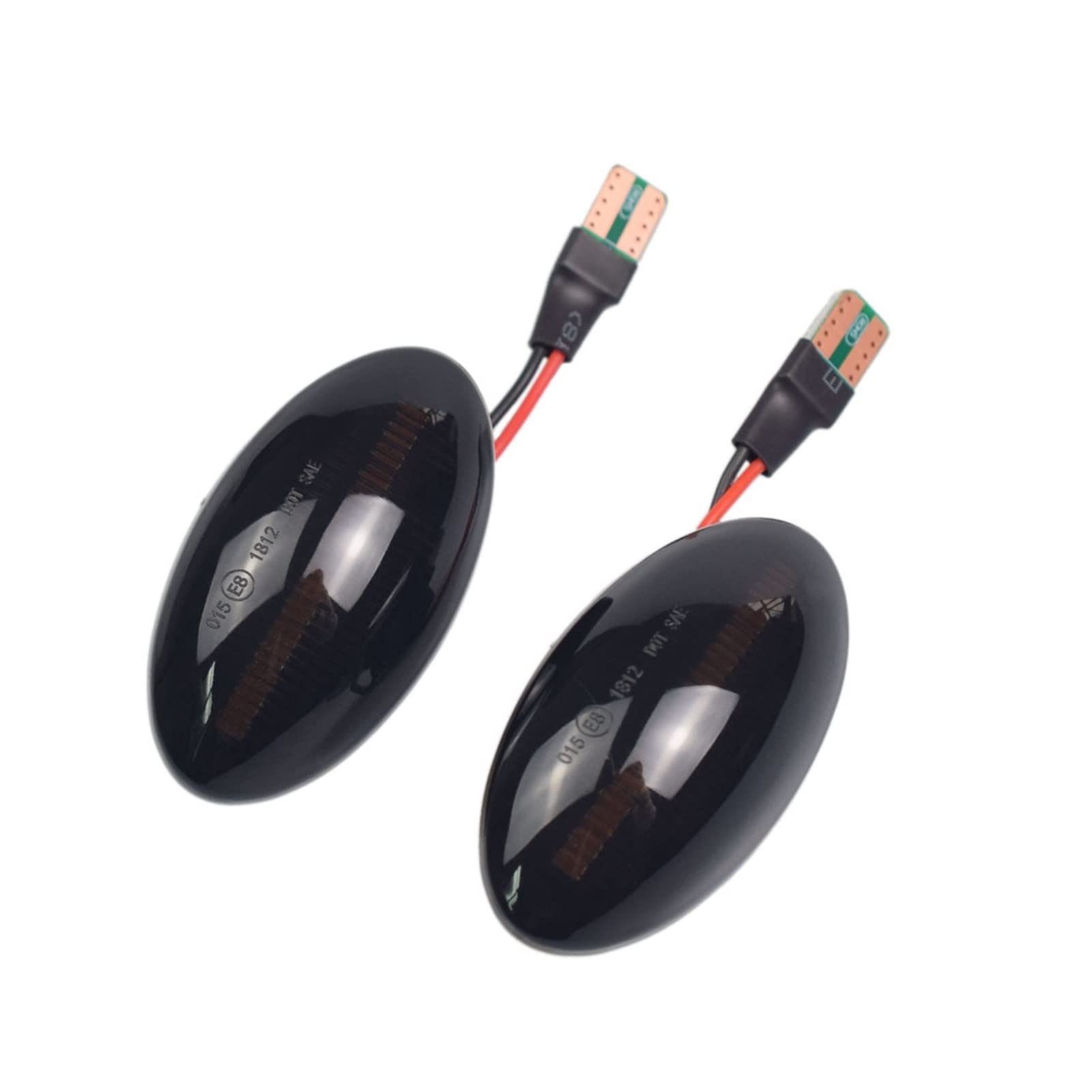 Mini Cooper Hacreyatu Dinamici LED Indicatore Di Direzione Laterale Per R50 R52 R53 2002-2008 (Nero Mini Countryman - 6