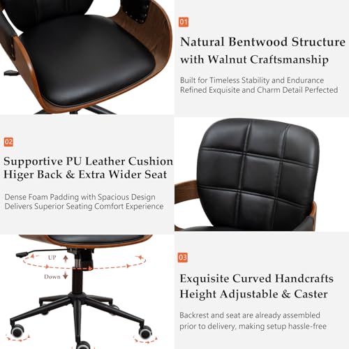 Luxury Leather Home Office Chair