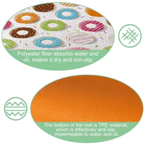 Tapis de cuisine absorbants et lavables avec dos antidérapant lot de 2 - 6