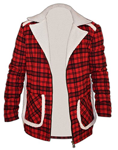 Ryan Reynolds Red Shearling Deadpool Jacket