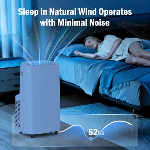 Image of 16000 BTU Wi-Fi Smart Portable Air Conditioner, 3-in-1 Cool /Dehumidify /Fan Portable AC Unit, Cools Up to 800 Sq.Ft, Remote Control & 360 Universal Wheels for Bedroom, Large Room, Home & Office