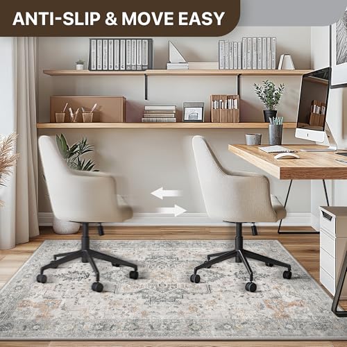 48x60-Office-Chair-Mat-for-Hardwood-Tile-Floor-Under-Desk-Carpet-Protector-for-Rolling-Computer-Chair-Mat-Machine-Washable-Area-Rug-Anti-Slip-15-Thick-Low-Pile-Thin-Vinyl-Floor-Mat-Taupe