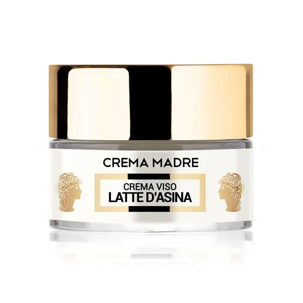 Crema Madre per il viso al Latte d'Asina, riparatrice, idratante, antiossidante e nutriente con vitamine A, B, C, E e acidi grassi Omega-​3 e Omega-​6 (50 ml) - Wonder Company