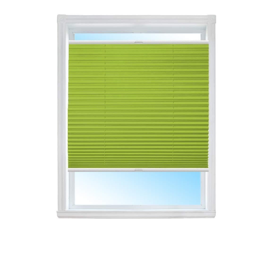 Plissé Rolgordijn O Vast Te Schroeven 32 x 170 c, Klefix Zonder